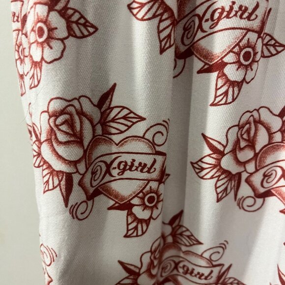 X-GIRL Floral Tattoo Print Pant Size Small - Picture 6 of 9